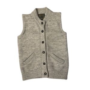 Vintage Women’s Eddie Bauer Wool Button Up Sweater Vest